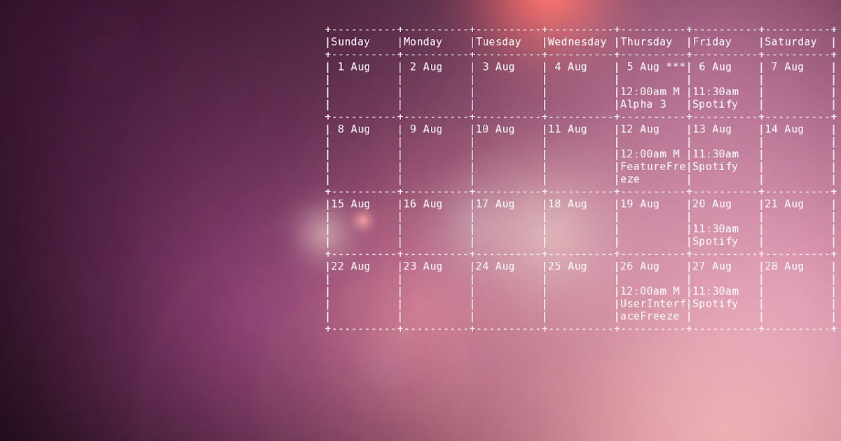 Display Google Calendar On Your Desktop Using Gcalcli And Conky Web